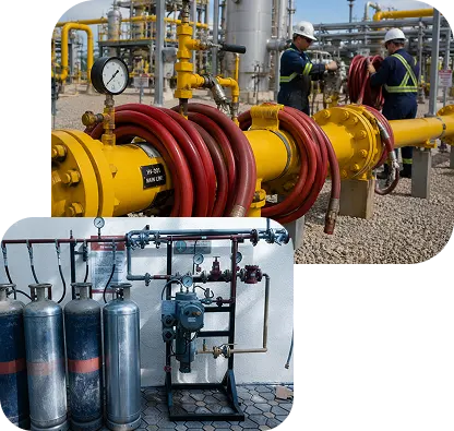 Key features of Lot gas system