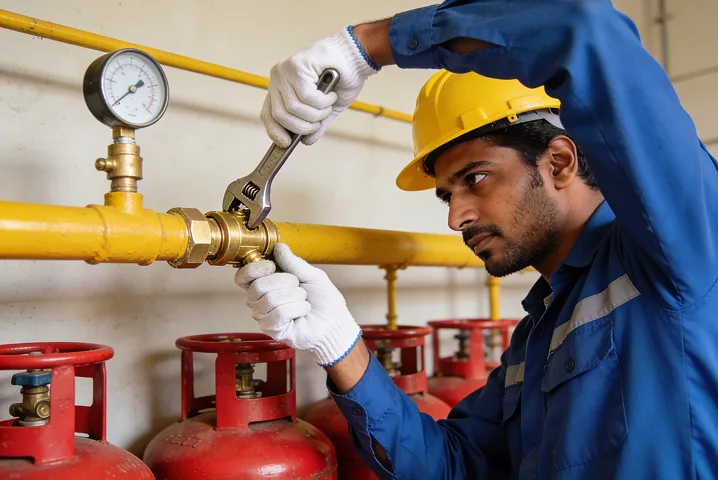 Process & Methodology for Lot Gas System Installation